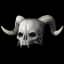 Giant Skull - 2 Sockets, 30-34 Str, 420-477 Defense unique item for Diablo II: Resurrected - Sanctuary Relic