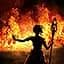 Flame Wall - Level 21, 20% Quality, 5 Supports for Path of Exile 2 - Sanctuary Relic