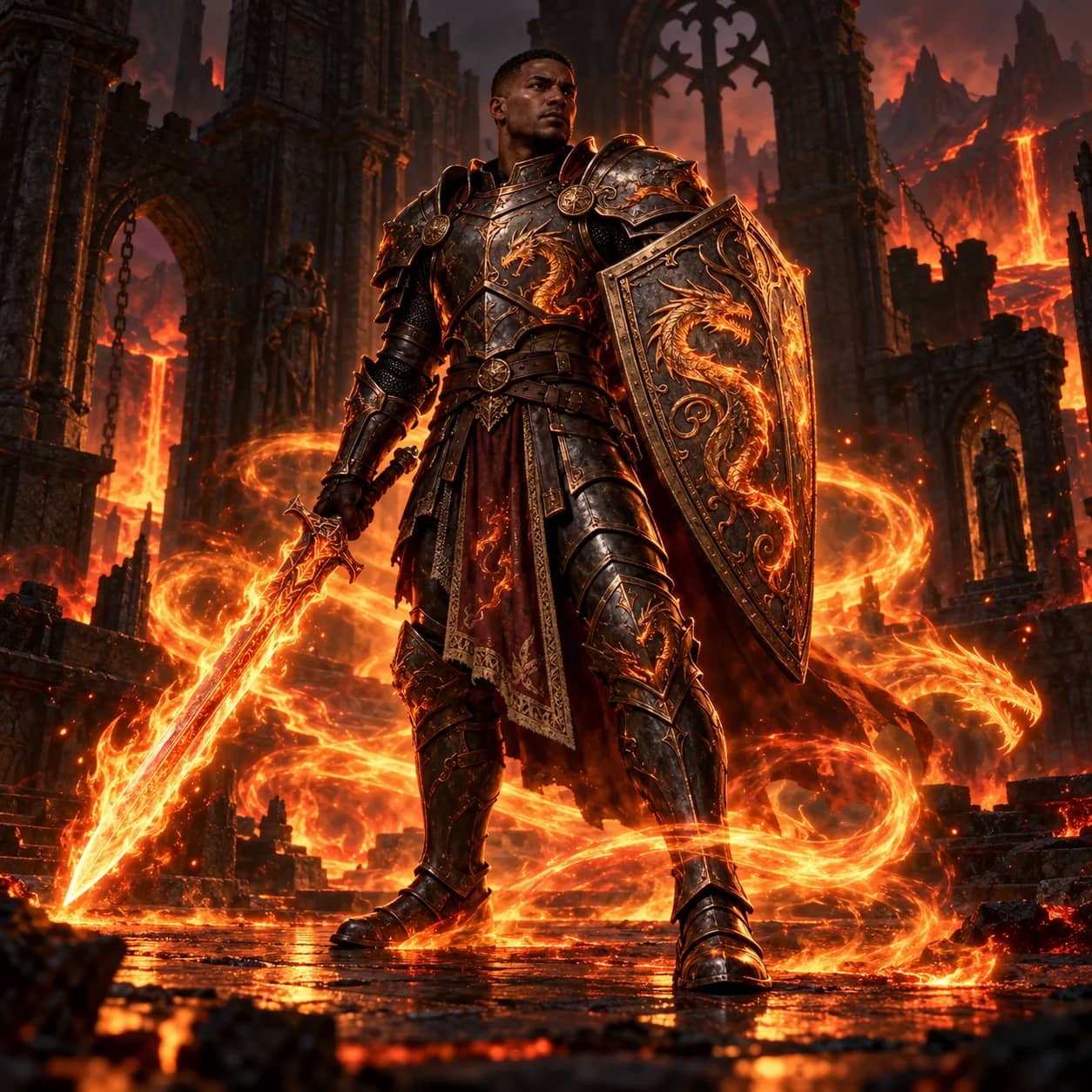 Paladin - Dragon / Holy Fire Dragondin - Optimized for Diablo II: Resurrected - Sanctuary Relic