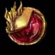 Burning Damage Support - 20% Quality, Level 1 for Path of Exile - Sanctuary Relic