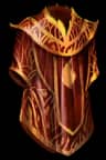 Cloak Of Flame - 55% Physical As Fire, 2 Sockets unique item for Path of Exile 2 - Sanctuary Relic