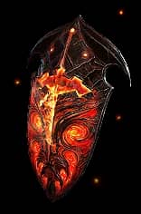 Dawnbreaker - (19-20)% Of Damage Taken As Fire unique item for Path of Exile - Sanctuary Relic