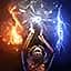 Siphon Elements - Level 21, 20% Quality, 5 Supports for Path of Exile 2 - Sanctuary Relic